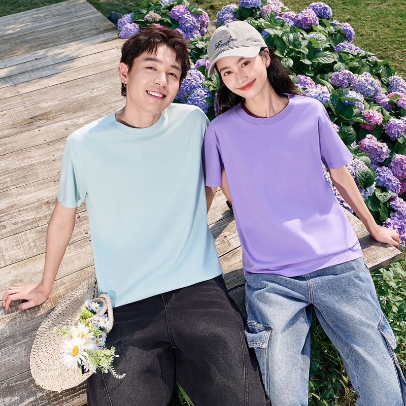 200G adult cotton T-shirt detail 1
