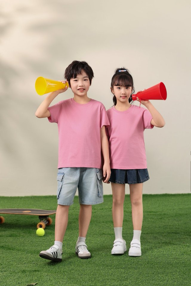 200G kids cotton T-shirt detail 2