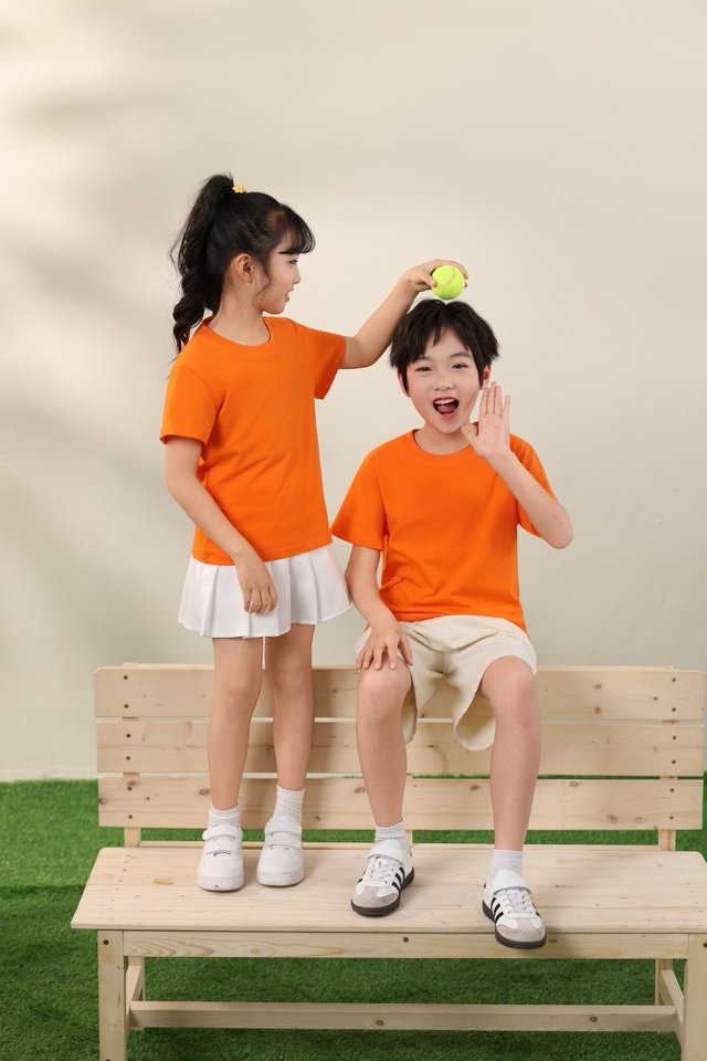 200G kids cotton T-shirt detail 3