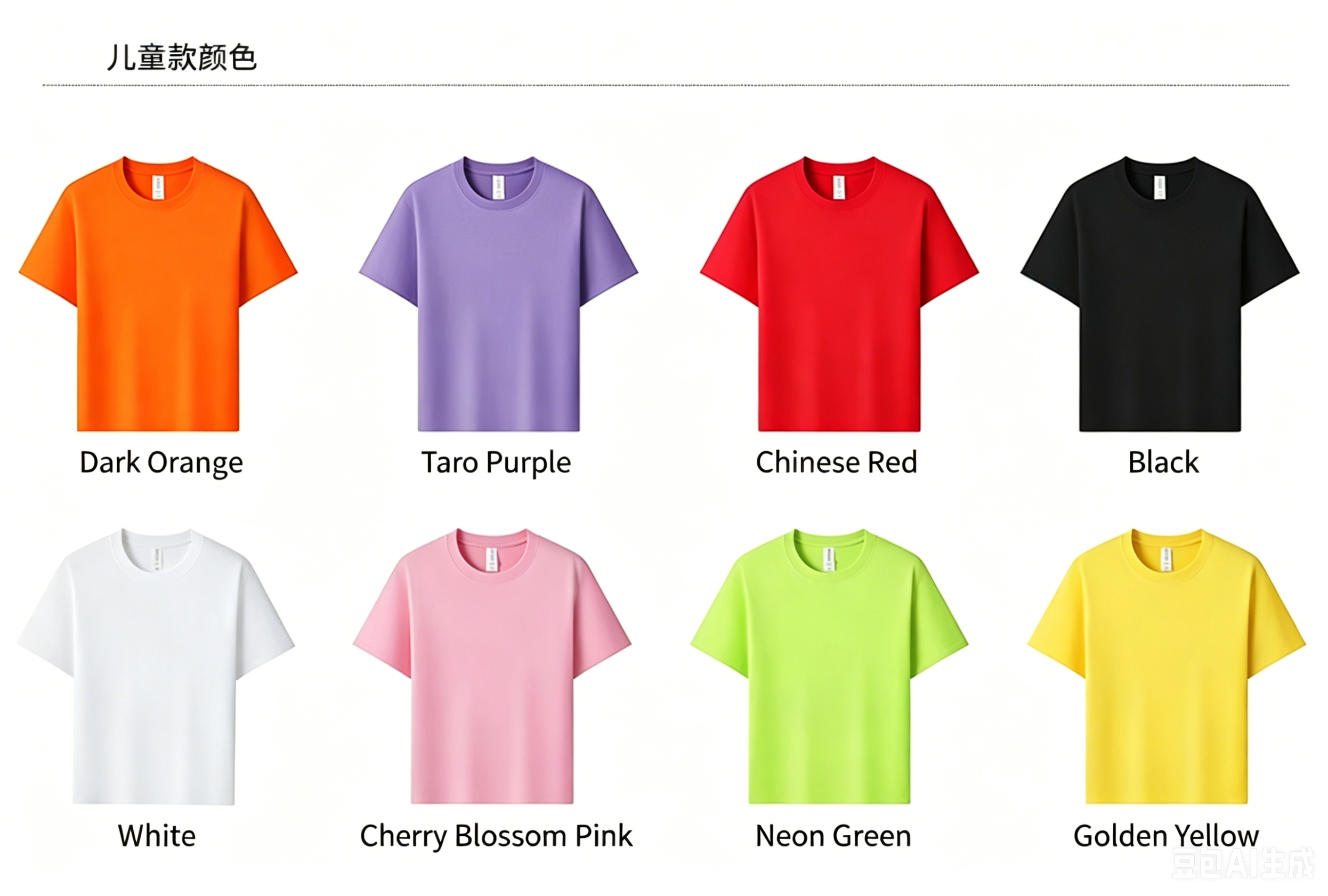 200G kids cotton T-shirt detail 9