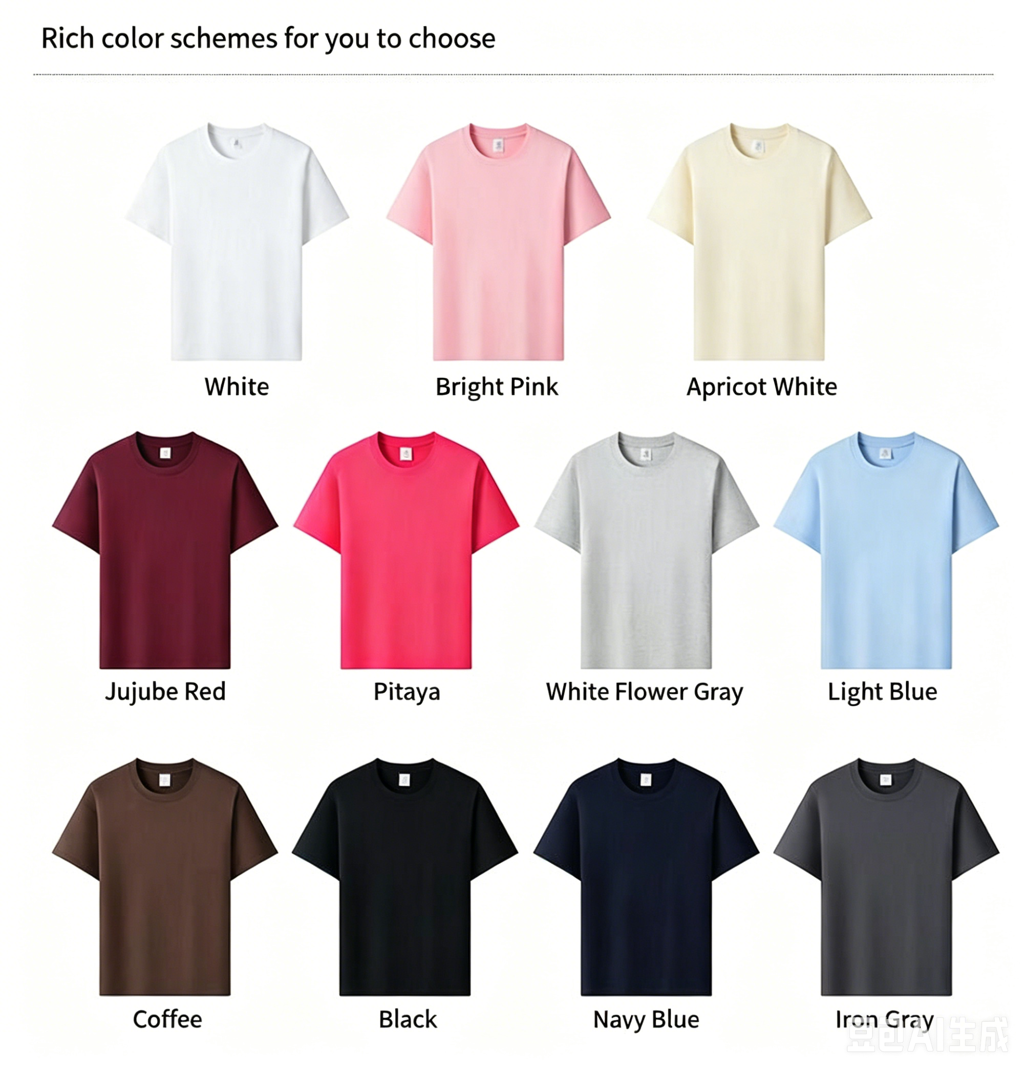 260G cotton T-shirt detail 9