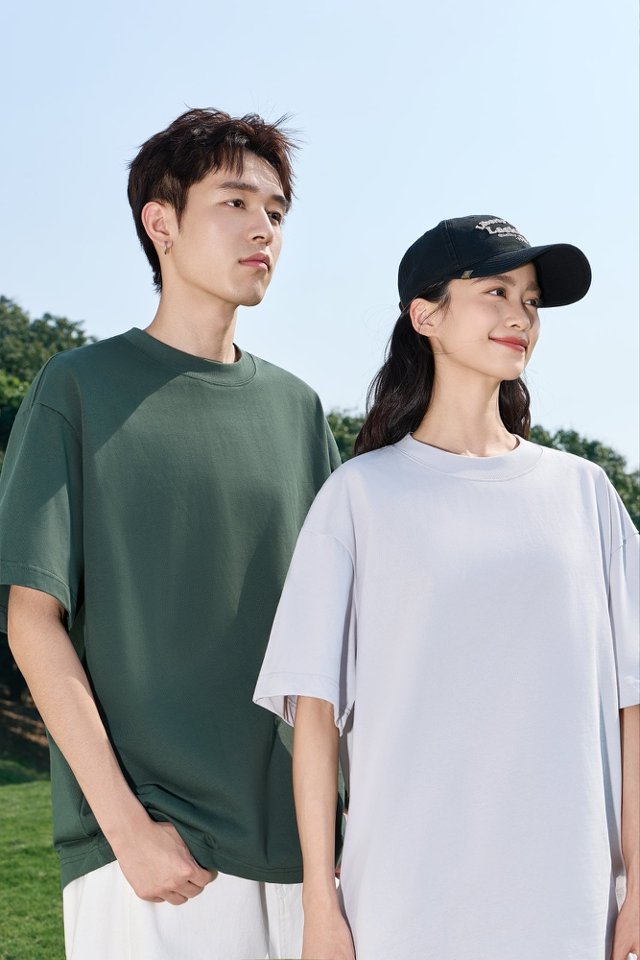 300G cotton T-shirt detail 7