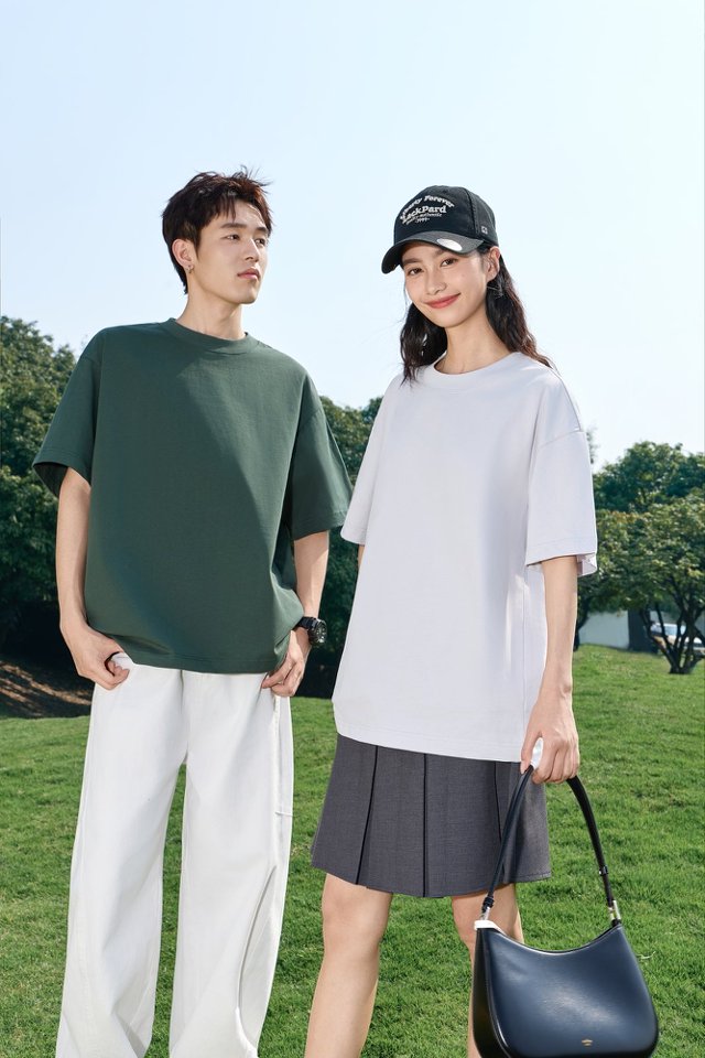 300G cotton T-shirt detail 8